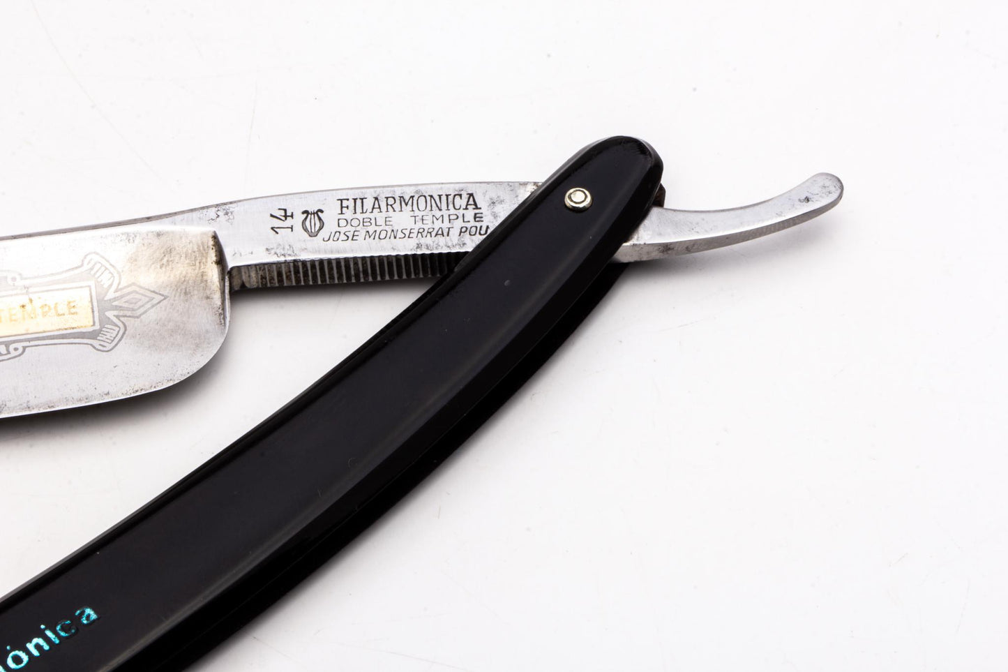 7/8" Filarmonica "Doble Temple" #14 Straight Razor  | Spain