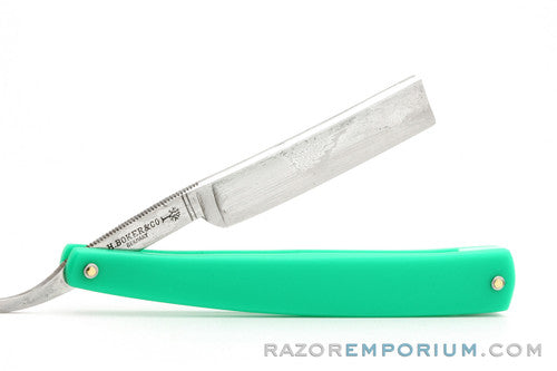 5/8" H. Boker "RED INJUN" No. 101 Square Point Straight Razor