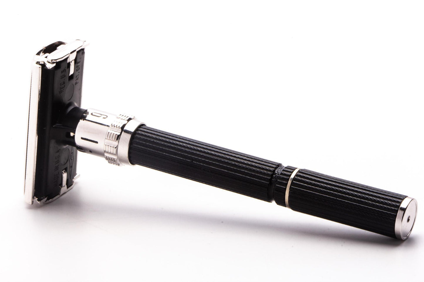 1979 Z2 Gillette Super Adjustable Black Beauty Double Edge Safety Razor  | Rhodium Revamp