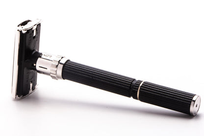 1979 Z2 Gillette Super Adjustable Black Beauty Double Edge Safety Razor  | Rhodium Revamp