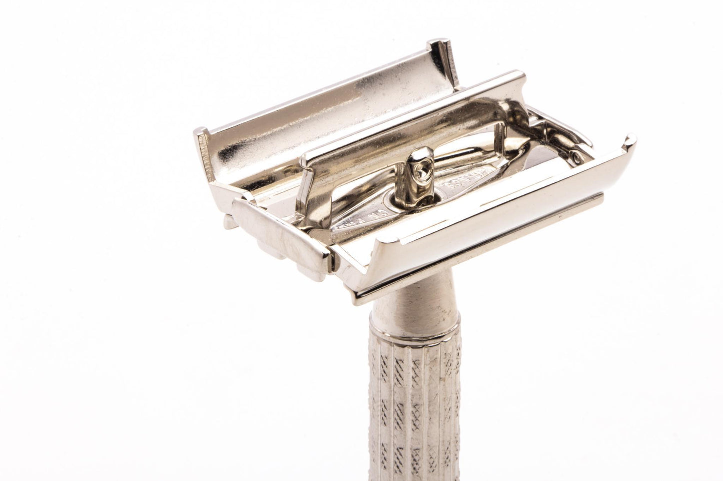 1958 D4 Gillette Flare Tip TTO Super Speed Safety Razor | Factory Nickel Revamp