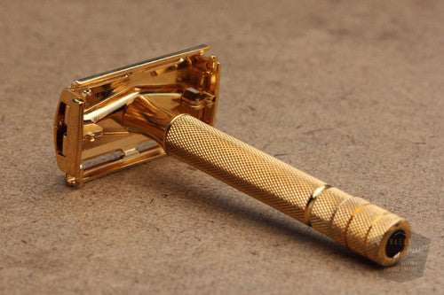 Gillette 1940s Milord Notched * Gold Revamp