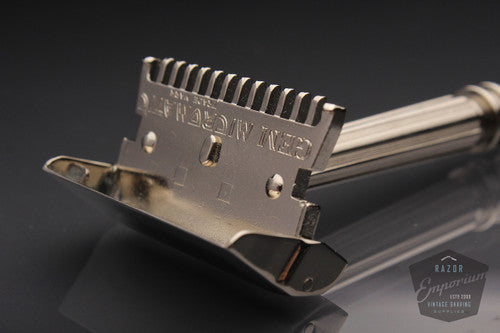 Gem 1930's Micromatic TTO Single Edge Safety Razor * Nickel REVAMPED ...