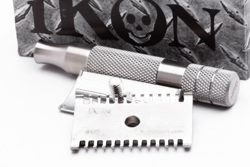iKon Stainless Steel Standard Open Comb DE Razor - Original Production  Run