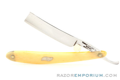 5/8" Yankee Cutlery Co.  Square Tip Straight Razor w/ Case |  Germany