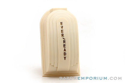 1930's Ever-Ready 1912 British Made Single Edge Safety Razor in Rare Cream Bakelite Art Deco Snap Case