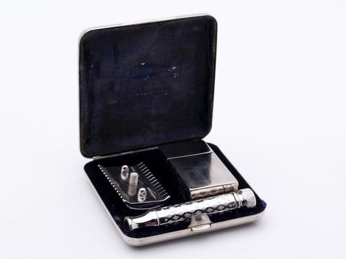1923 Gillette New Improved Chesterfield DE Safety Razor Set | Revamp
