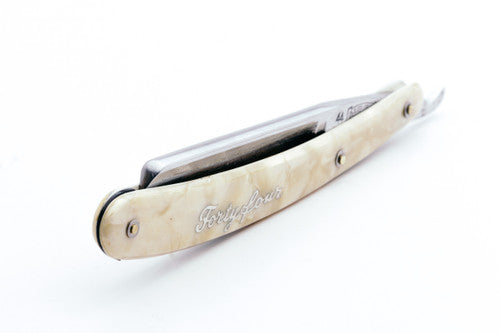11/16" Hess #44 Frozen Temper Stainless Steel Straight Razor