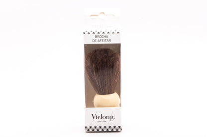 Vielong | Brown Horsehair Alter Shaving Brush with Ivory Handle