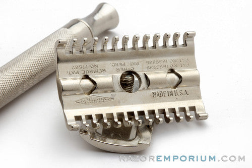 1930's Gillette Goodwill Double Edge Safety Razor | Factory Nickel Revamp