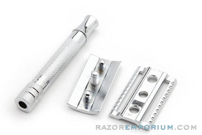 Merkur 33C Chrome Plated DE Safety Razor - Used Shave Ready