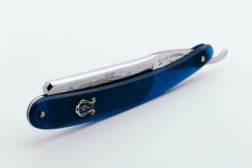 7/8" Filarmonica Doble Temple #14 Straight Razor w/ Coffin & Blue Scales| Spain