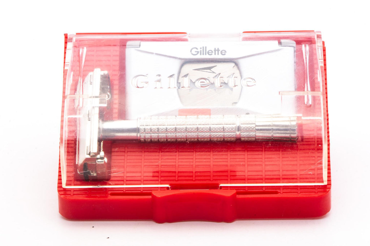 1955 A1 Gillette Flare Tip Super Speed Double Edge Safety Razor Set | Original Condition