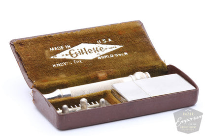 Gillette 1920's Shawmut Ball End Old Type Razor Set