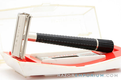 1970's Schick 'Krona' Double Edge Safety Razor Set