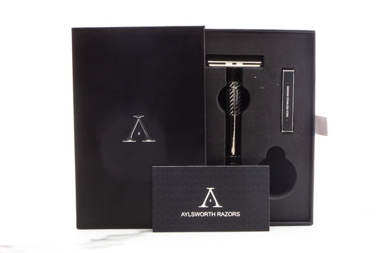 Aylsworth Razors | The APEX-Ti Polished Plus Double Edge Safety Razor