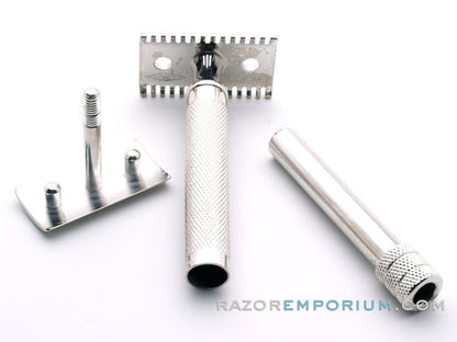 1929 Gillette Big Fellow Double Edge Safety Razor Set in Original Wood Box
