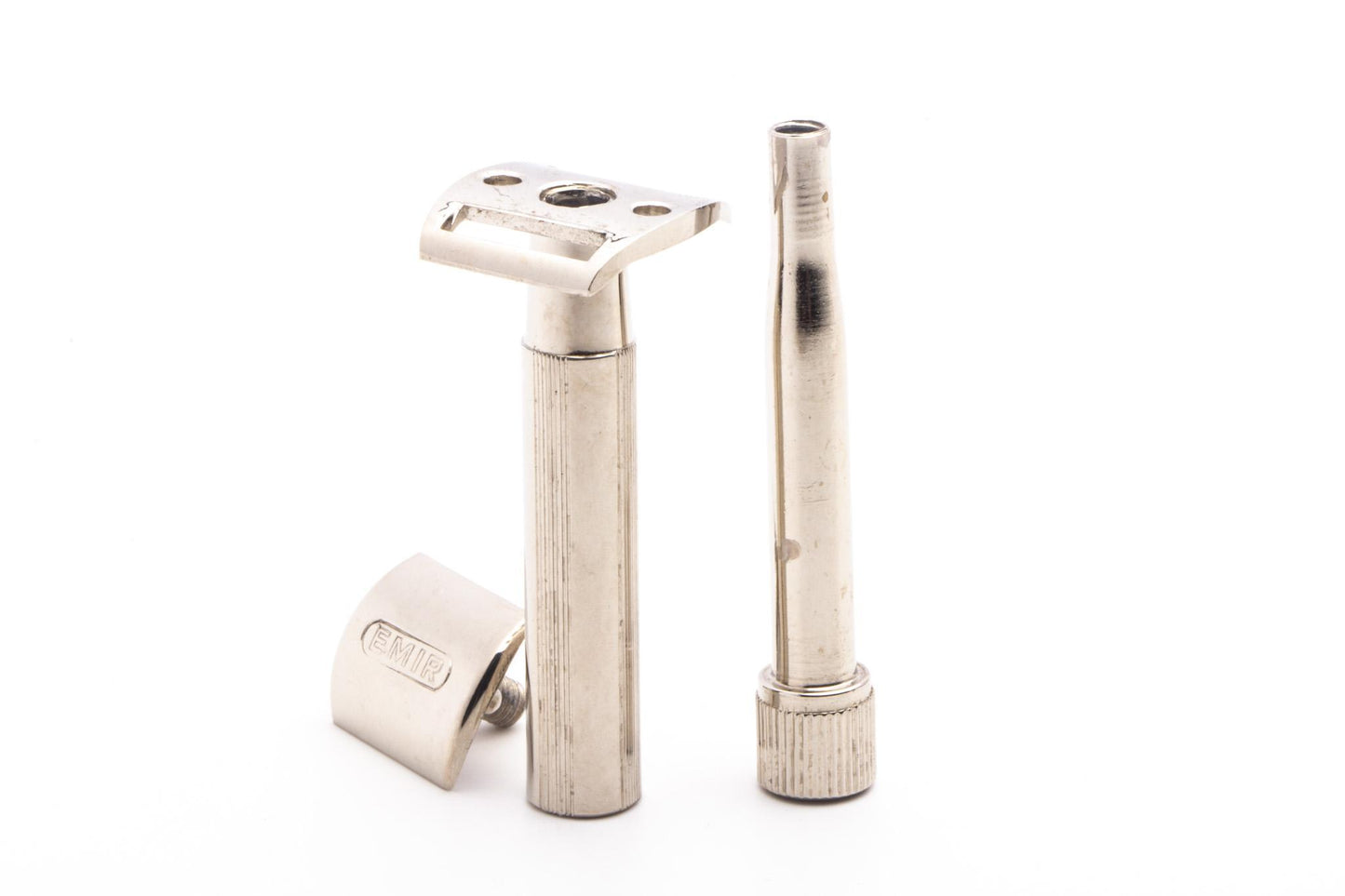 1960s EMIR Travel Mustache Razor With Blades | Original Condition