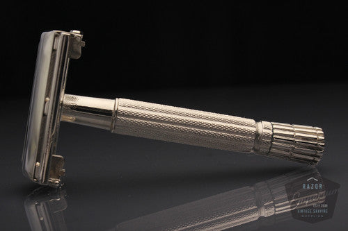 Gillette 1958 T.V. Super Speed Safety Razor * Nickel REVAMPED