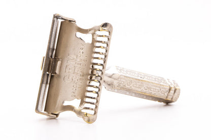 1940's Gem 1912 Style SE Safety Razor | Chain Style Handle | With Case