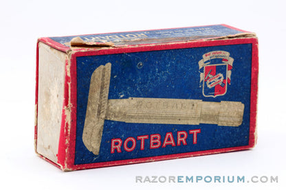 1940's Rotbart DE Safety Bakelite Travel Razor w/ Box