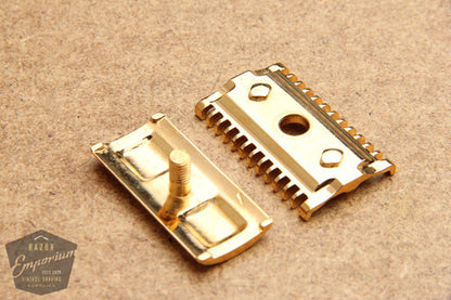 Gillette 1930's NEW Cap & Guard * Gold REVAMPED