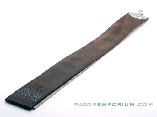 Genuine Imported Petrogrod XXX Primes 2.5" Brown Straight Razor Strop & Canvas