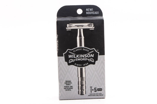 Wilkinson Sword | Long Handle Barber Pole TTO Double Edge Safety Razor