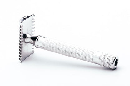 1931 Gillette NEW Deluxe Big Boy Razor w/ Case, Blade Bank, and Box - Rhodium Revamp