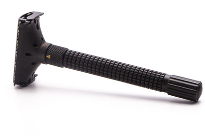 Weishi Bandana-Series Matte Black  Double Edge Safety Razor