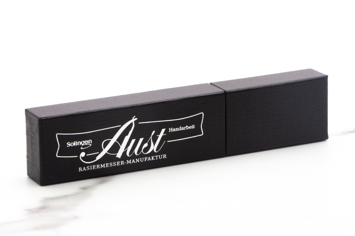 6/8" Ralf Aust American Point Straight Razor With Wenge Wood Scales