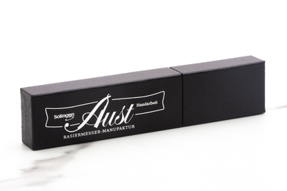 6/8" Ralf Aust American Point Straight Razor With Wenge Wood Scales