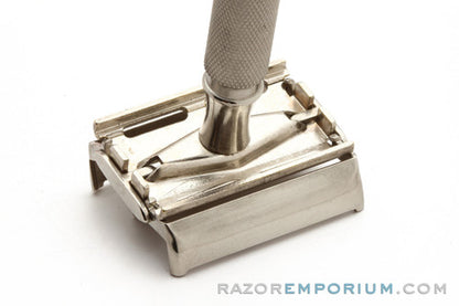 1950s Gillette British HD Double Ring 500 Rocket Safety Razor Set