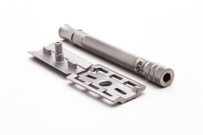 Merkur | 23 INOX Long Handle Double Edge Safety Razor in Satin Stainless Steel