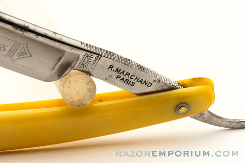 5/8"  R. Marchand "Nostradamus" Straight Razor w/ Original Scales | Paris
