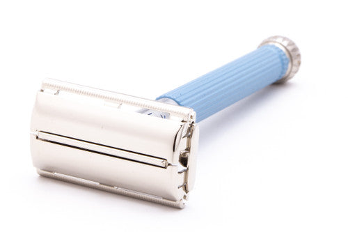 1966 L1 Gillette Lady Blue Star Double Edge Safety Razor | Original Condition