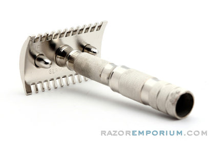 1920's Metropolitan Cutco "Old Type" Safety Razor | Factory Nickel Revamp