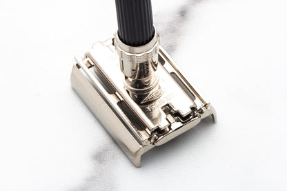1973 T4 Gillette Super 109 Adjustable Double Edge Safety Razor | Factory Nickel Revamp