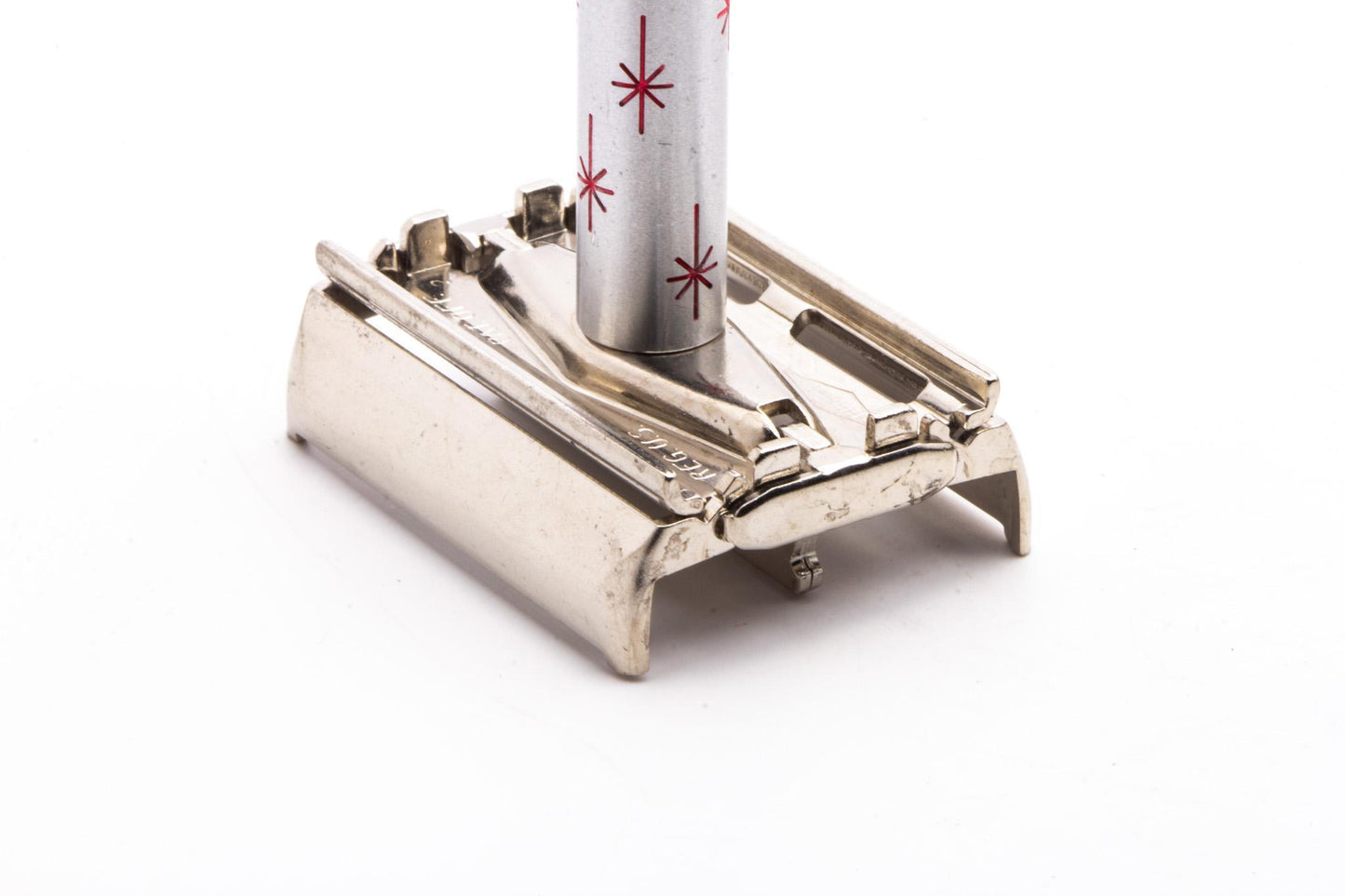 1965 K2 Lady Gillette Pink Star Double Edge Safety Razor | Original Condition