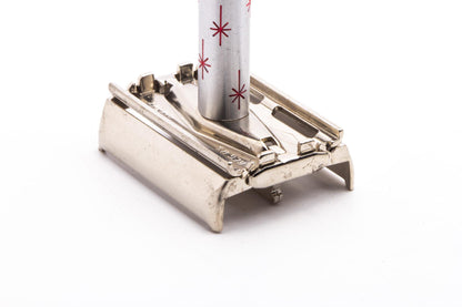1965 K2 Lady Gillette Pink Star Double Edge Safety Razor | Original Condition