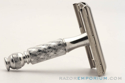 1972 S1 Gillette Ball End Tech Travel Spiral Handle Razor