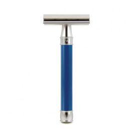 Edwin Jagger | Smooth 3ONE6 Stainless Steel Double Edge Safety Razor - Blue