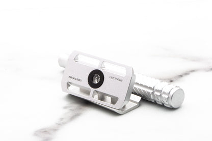 Ayslworth Razor | APEX-AL Double Edge Safety Razor - Aircraft Silver Classic V2
