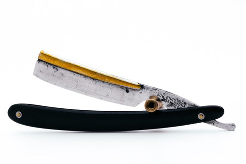 4/8" Joh. Engstrom Frameback Gold Straight Razor | Eskilstuna, Sweden