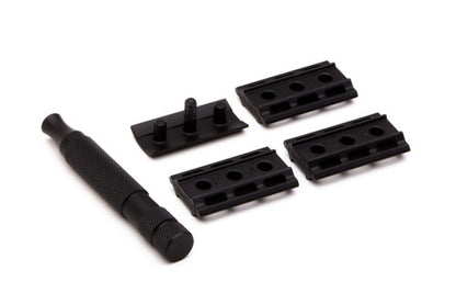 Rockwell 6S Matte Black Adjustable Double Edge Safety Razor