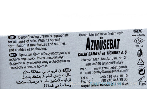 Derby Shaving Cream Menthol