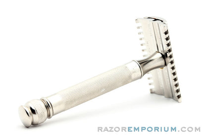 1930's Gillette NEW Short Comb Razor Factory Nickel Revamp