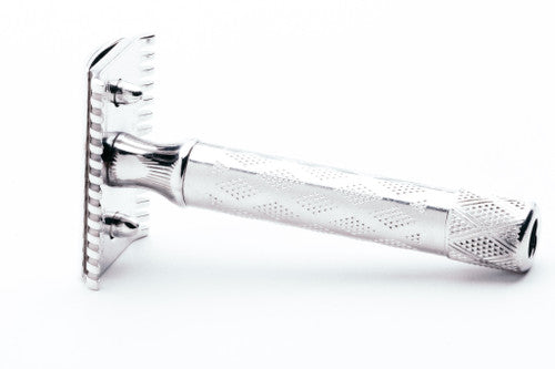 Gillette New Improved Standard Criterion Bostonian DE Safety Razor - Rhodium Revamp