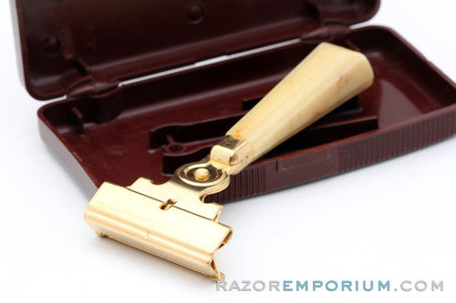 1950s Eversharp Schick Gold Injector Razor Set