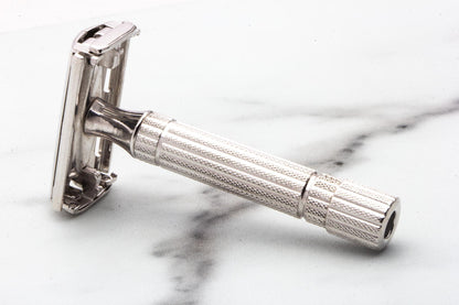 1953 Y2 Gillette President Double Edge Safety Razor | Rhodium Revamp